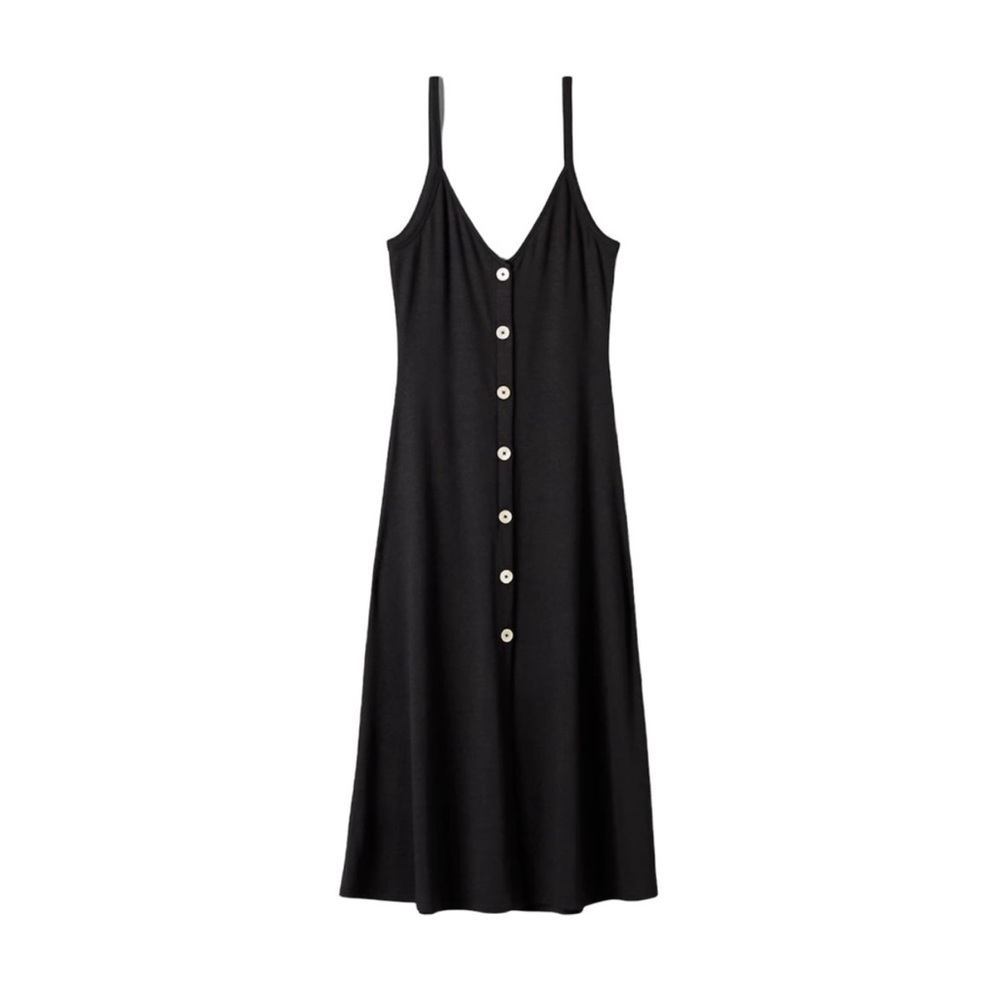 NWT Aritzia Wilfred Free Black Mairi Dress XS